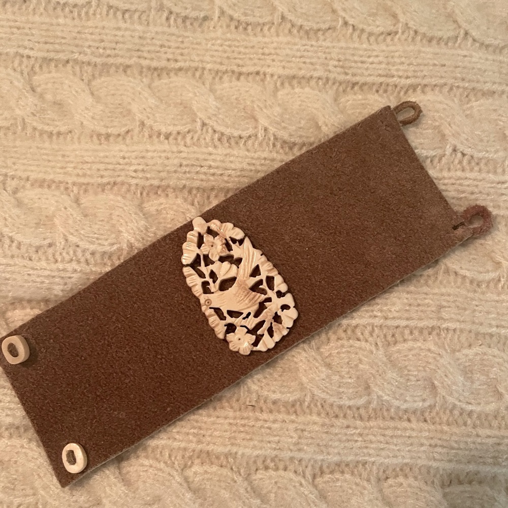 Lucky Brand suede cuff